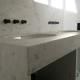 Bianco Carrara Badrum