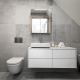Bianco Carrara Badrumsbank